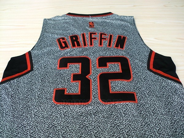 Camiseta Moda Estatica Los Angeles Clippers Blake Griffin #32 Gris